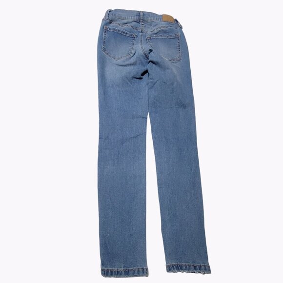 Aeropostale High Rise Jegging Jeans Womens Size 0 Medium Wash Denim Pants - Picture 3 of 5